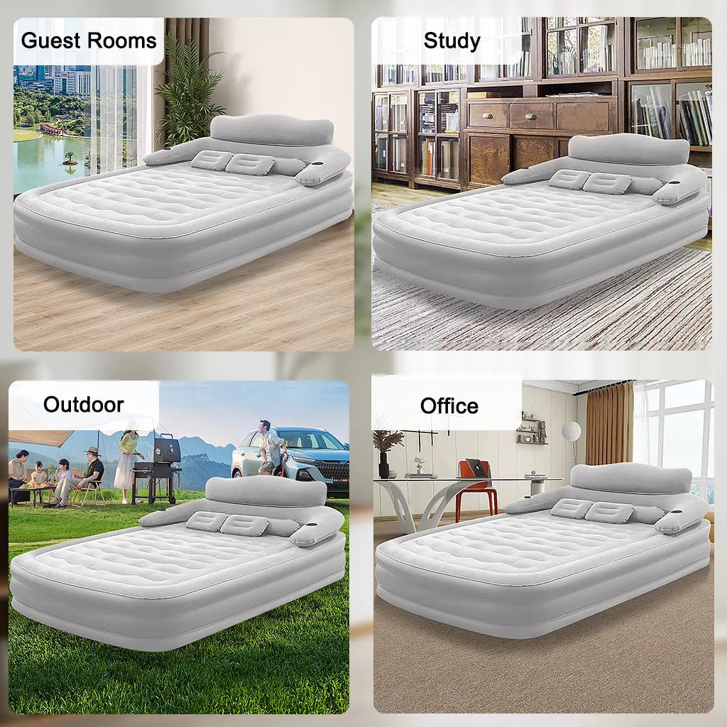 2 Person Automatic Inflatable Mattress – Perfect for Home, Camping & More - Image 6