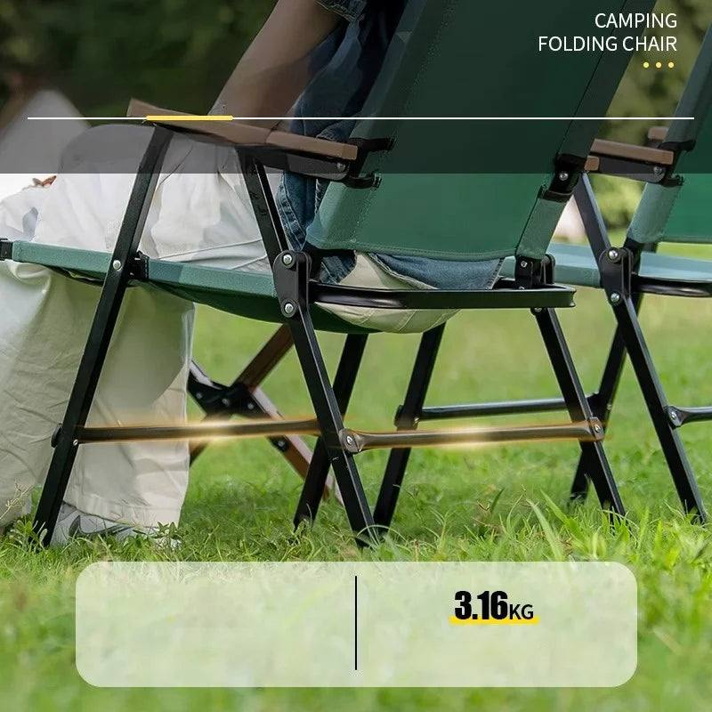 GIANXI Green Summer Camping Chair – Perfect for Outdoor Adventures - Image 5