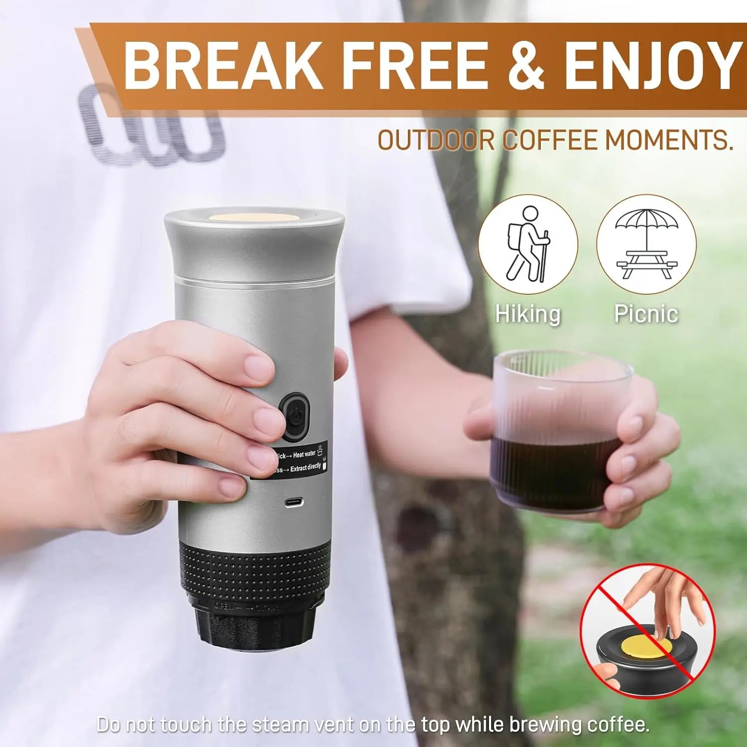 Portable Electric Coffee Machine – Perfect Brew on the Go - Image 4