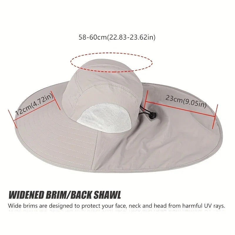 Men's Wide-Brimmed Sun Hat – Perfect for Outdoor Adventures - Image 4