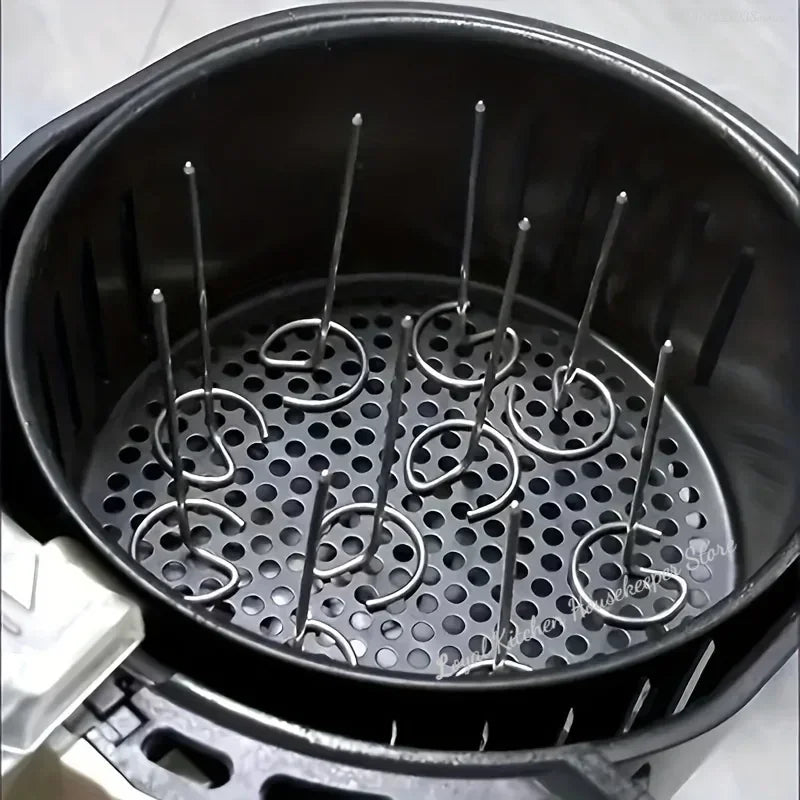 Premium 304 Stainless Steel BBQ Skewers – Perfect for Air Fryers & Ovens