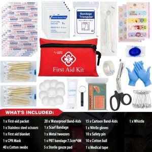 First Aid Kit 26-330 Piece All-Purpose Tactical Emergency Kit
