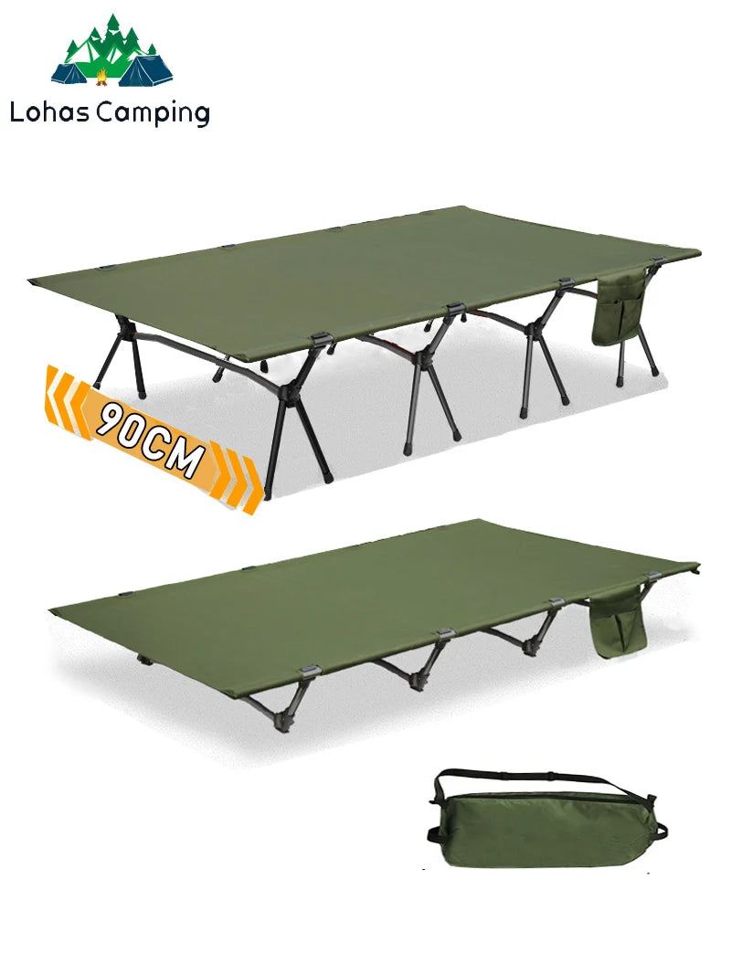 Lohascamping 90cm Widen Ultralight Folding Camping Cot – Portable and Versatile