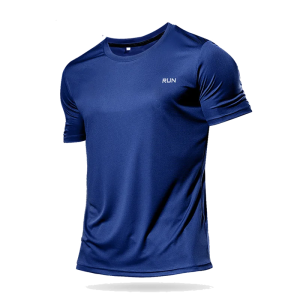 High Quality Polyester Men's Quick Dry Running T-Shirt – Perfect for Fitness and Training